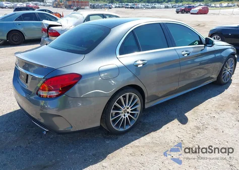 2017 Mercedes-Benz C 300 Sport из США, поврежденный, VIN 55SWF4JB1HU230299